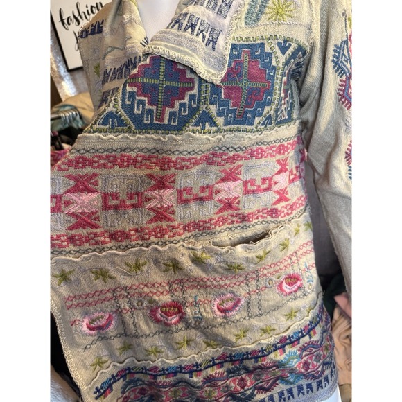 Johnny Was Biya Cardigan Size Small Womens Embroidered Floral Boho - Picture 8 of 8